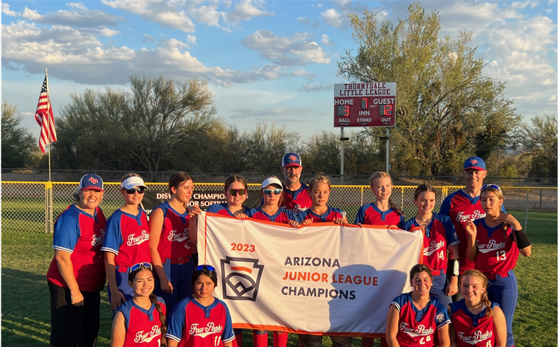 4PLL Junior Softball State Champs. Click here for regional tournament schedule!